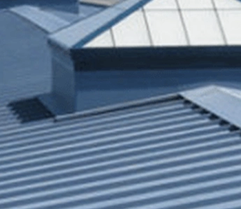 Metal commercial roofing